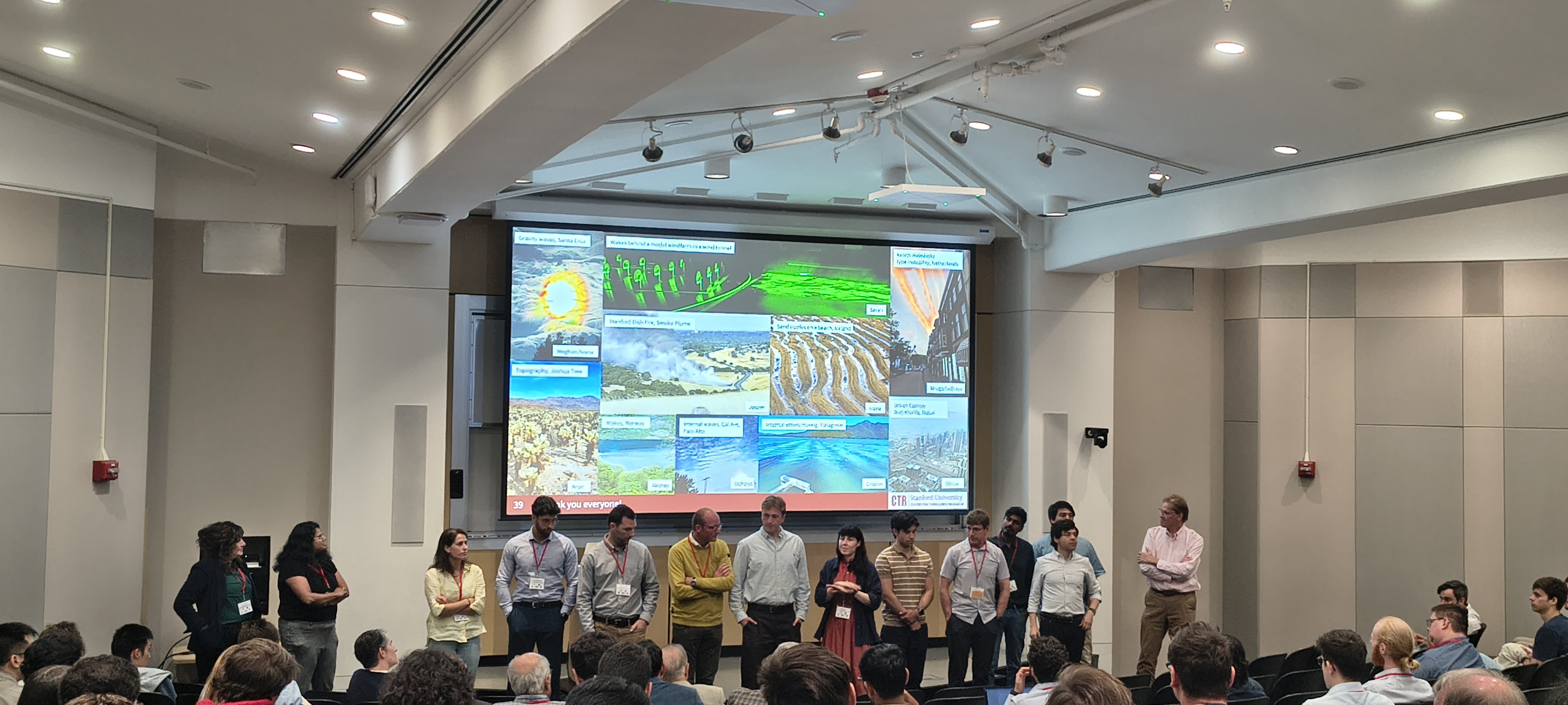 With the environmental flows group.