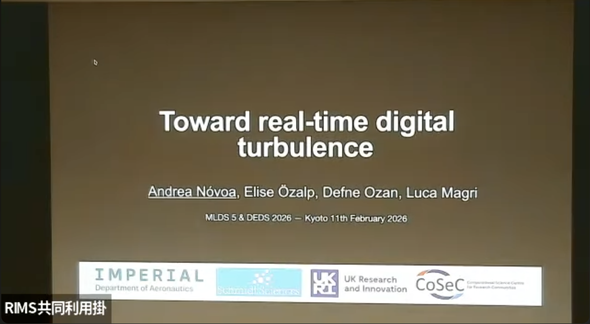 Machine Learning and Dynamical Systems Seminar snapshot